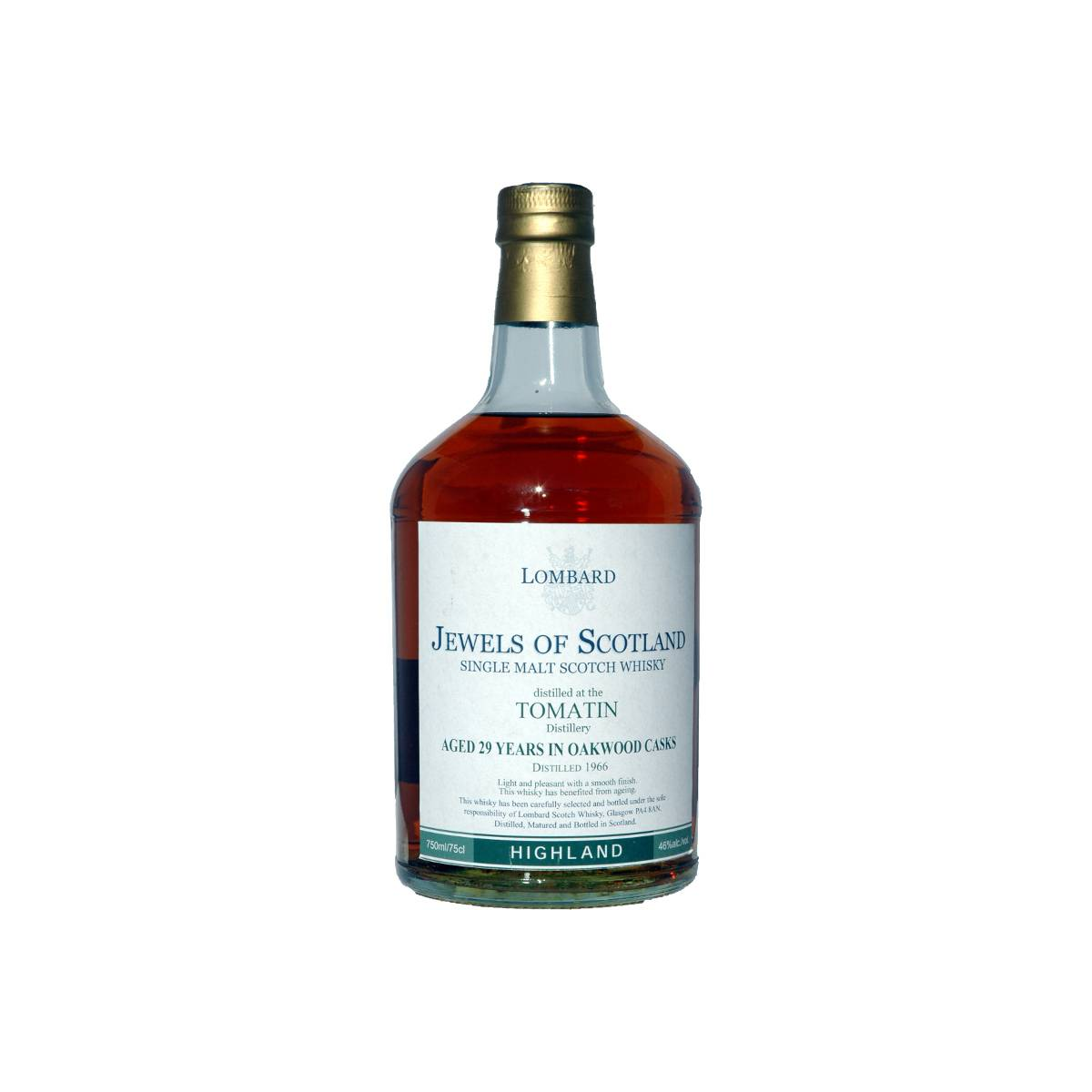 Tomatin 1966 29 Years Single Malt Whisky