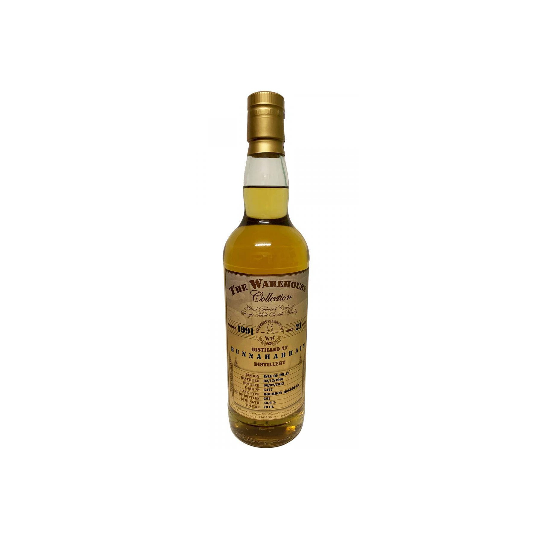 Bunnahabhain 1991 21 Years Single Malt Whisky
