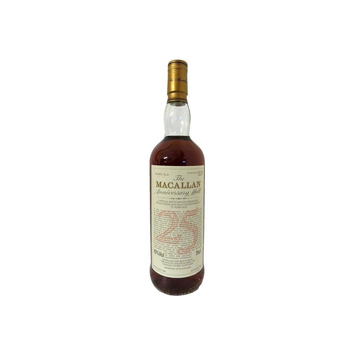 The Macallan 1968 25 Years Single Malt Whisky