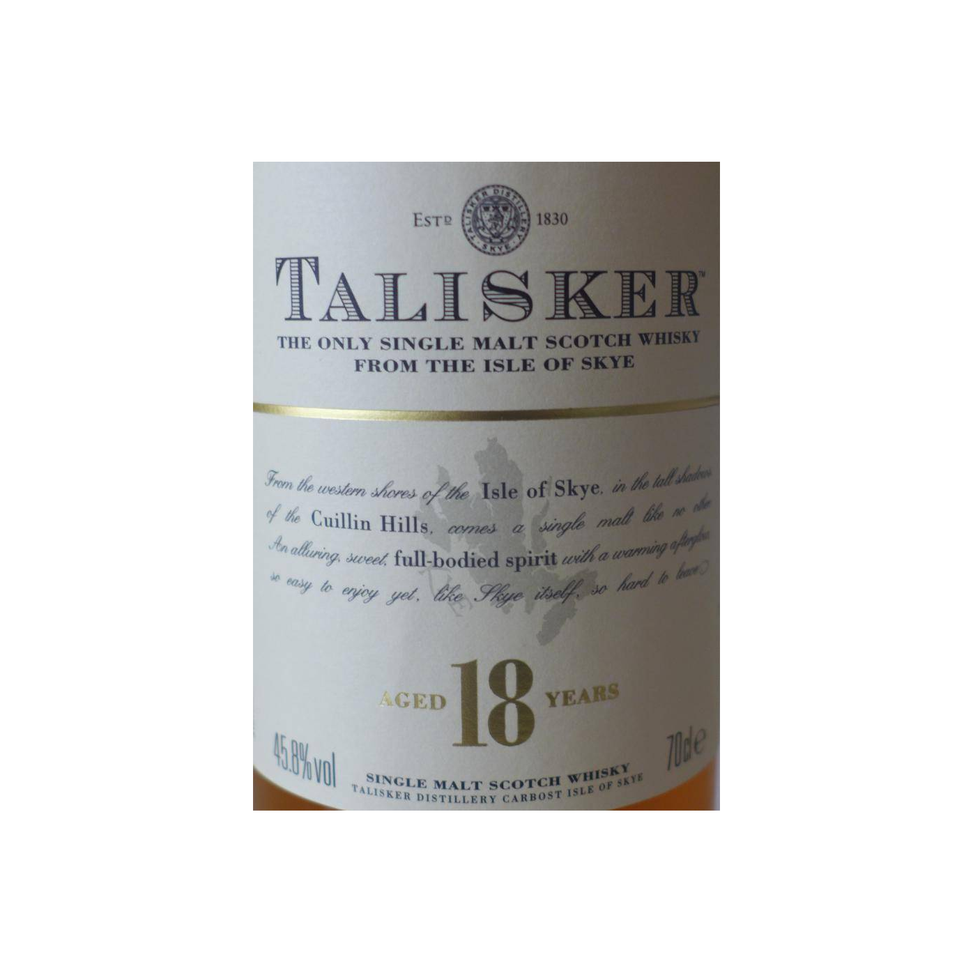 Talisker 18 Years Single Malt Whisky 2