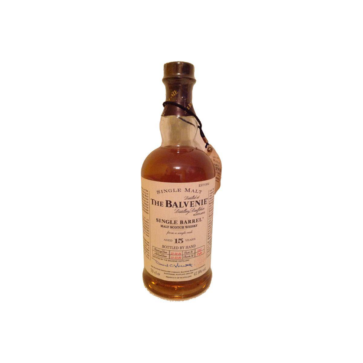 The Balvenie Single Cask 1989 15 Years Single Malt Whisky