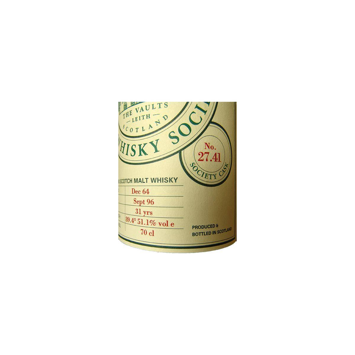 The Scotch Malt Whisky Society 1964 31 Years Single Malt Whisky 2
