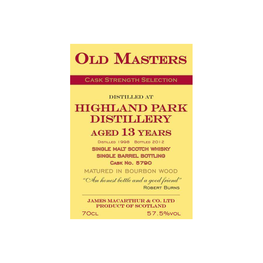 Highland Park 1998 13 Years Single Malt Whisky