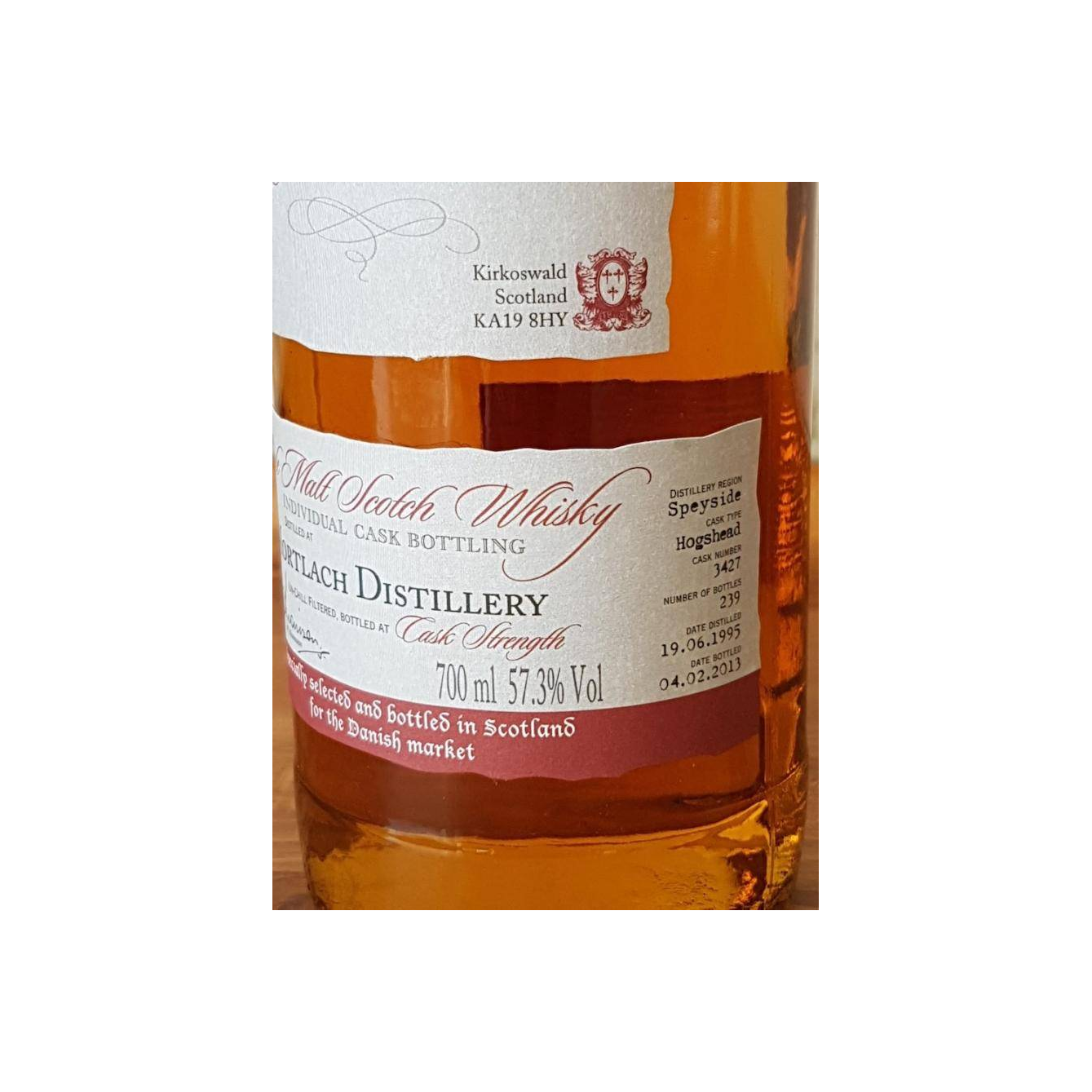 Mortlach 1995 17 Years Single Malt Whisky