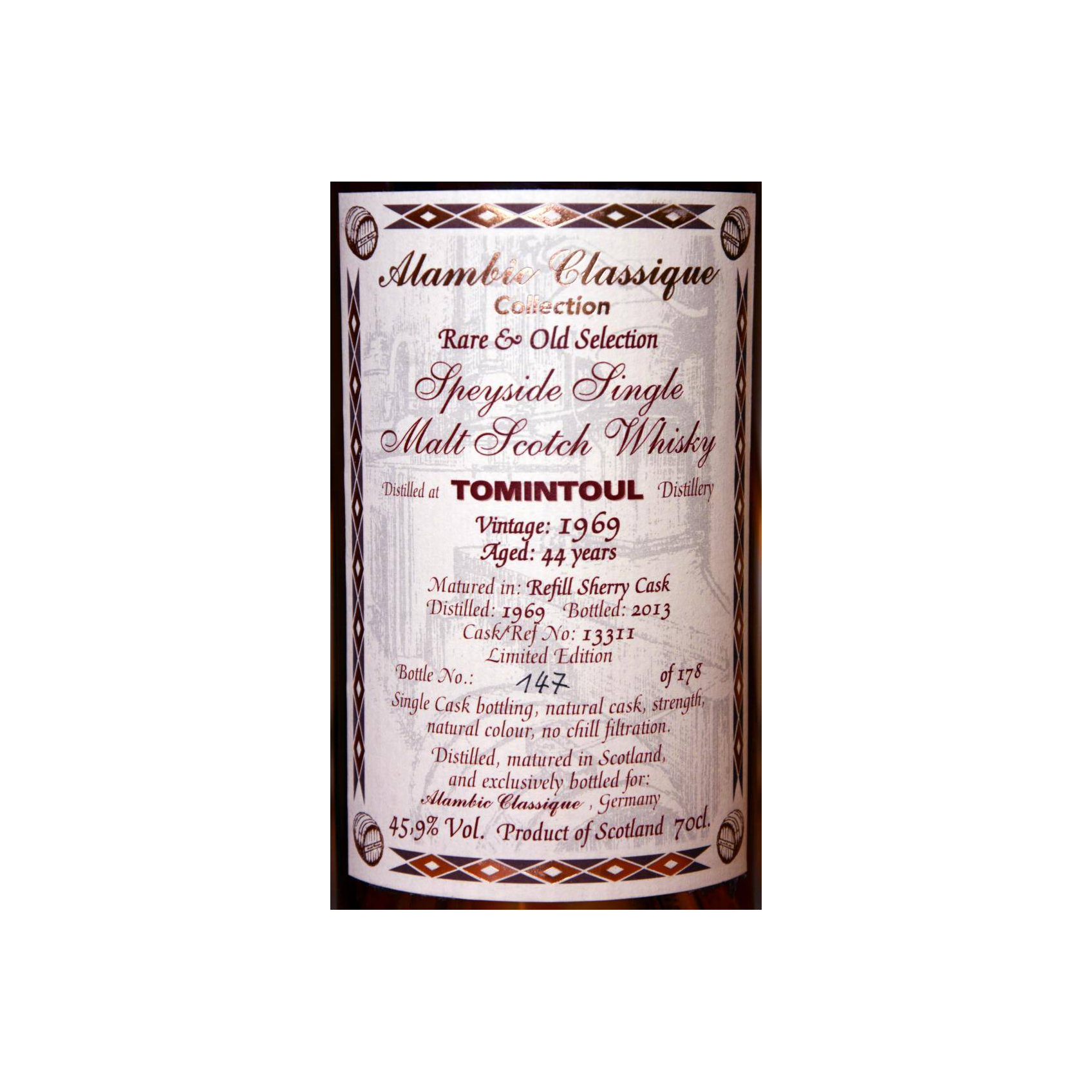 Tomintoul 1969 44 Years Single Malt Whisky 2
