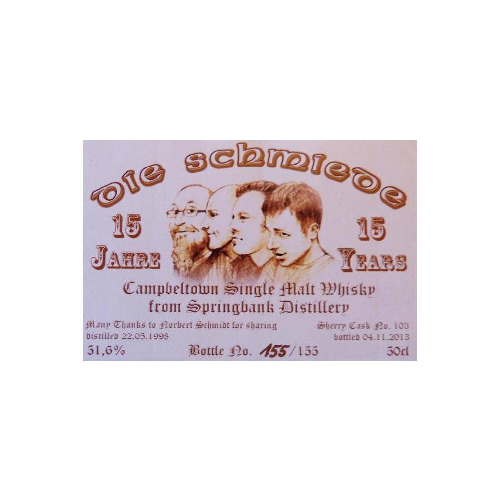 Springbank 1998 15 Years Single Malt Whisky