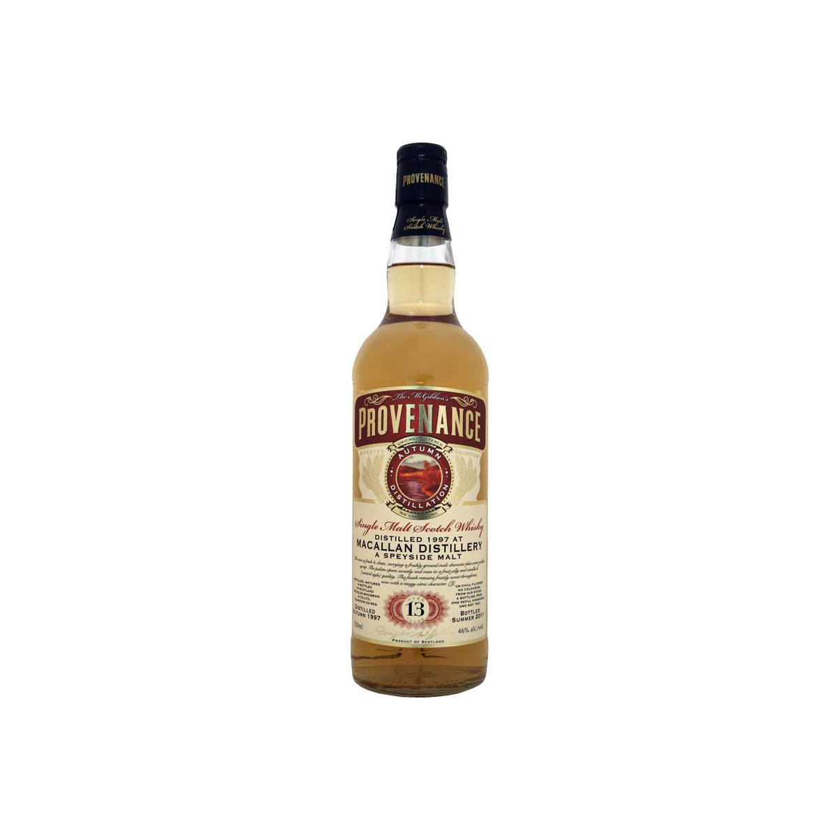 The Macallan McGibbon's Provenance 1997 13 Years Single Malt Whisky