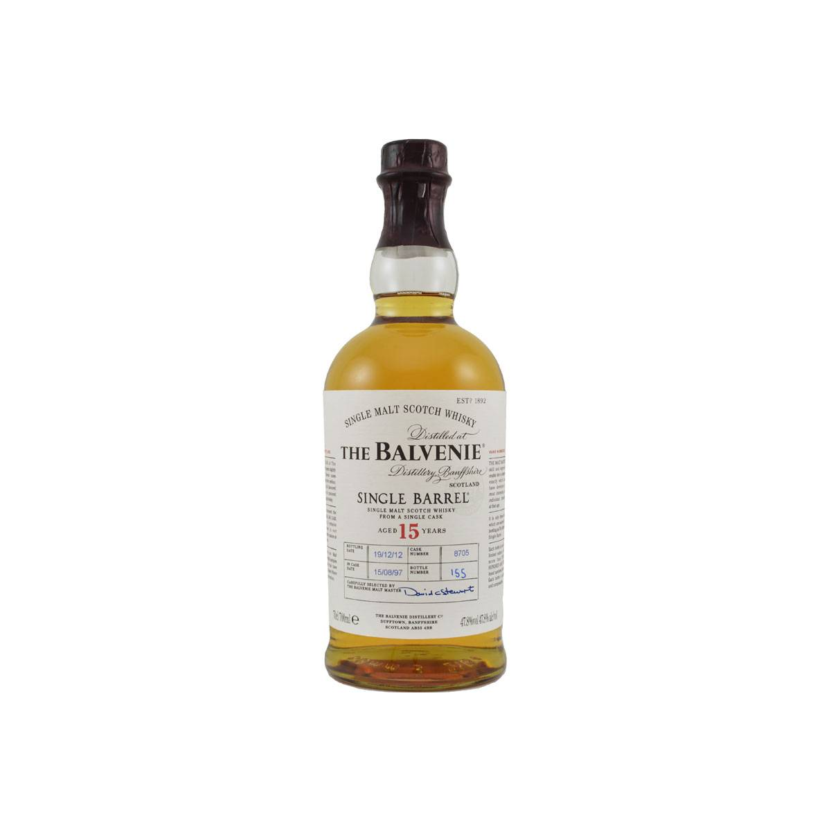 The Balvenie Single Cask 1997 15 Years Single Malt Whisky