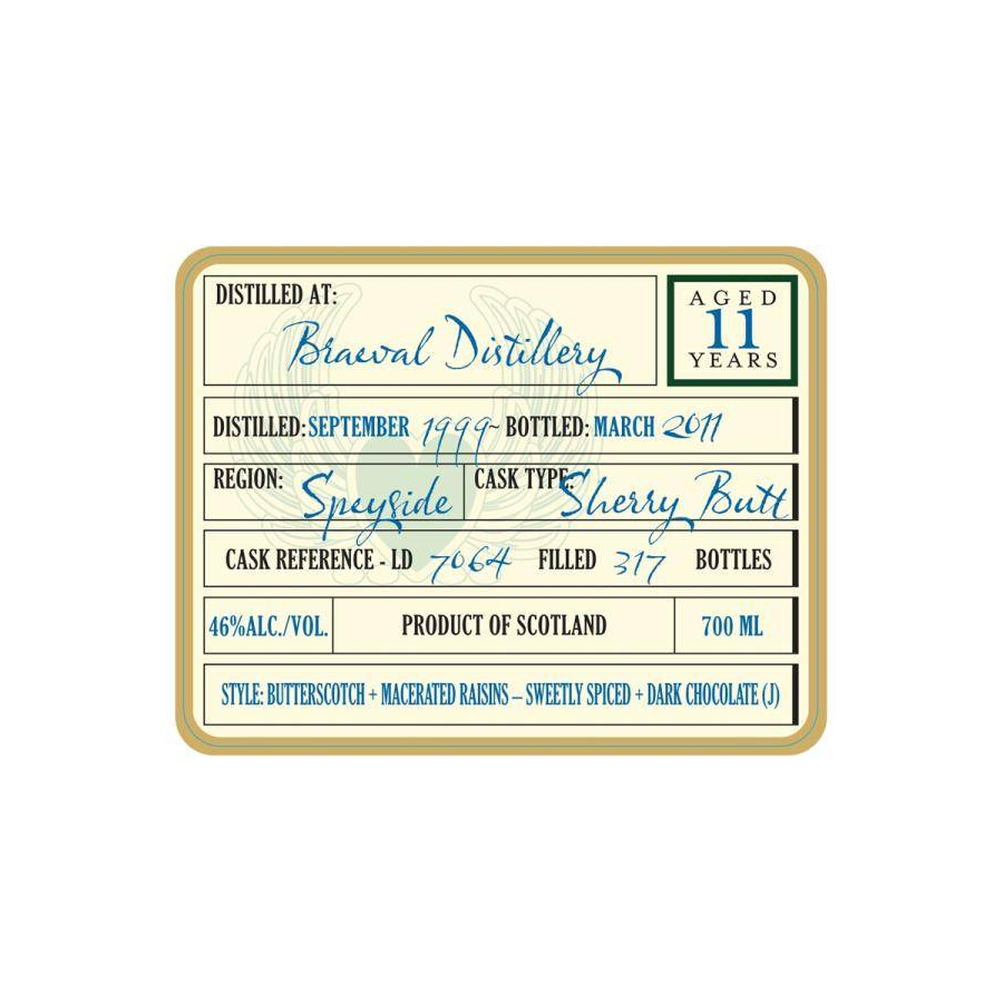 Braeval 1999 11 Years Single Malt Whisky