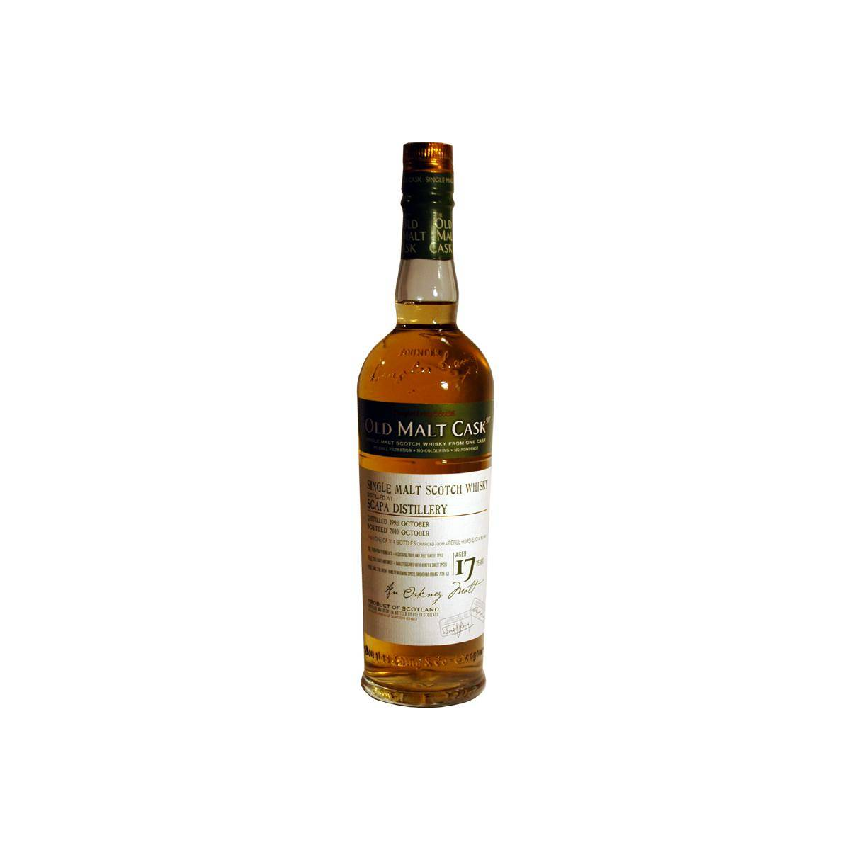 Scapa Old Malt Cask 1993 17 Years Single Malt Whisky 2