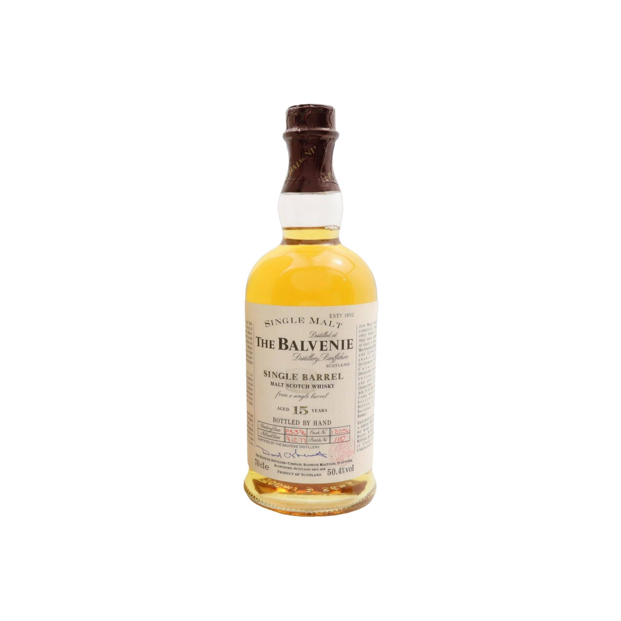 The Balvenie Single Cask 1977 15 Years Single Malt Whisky