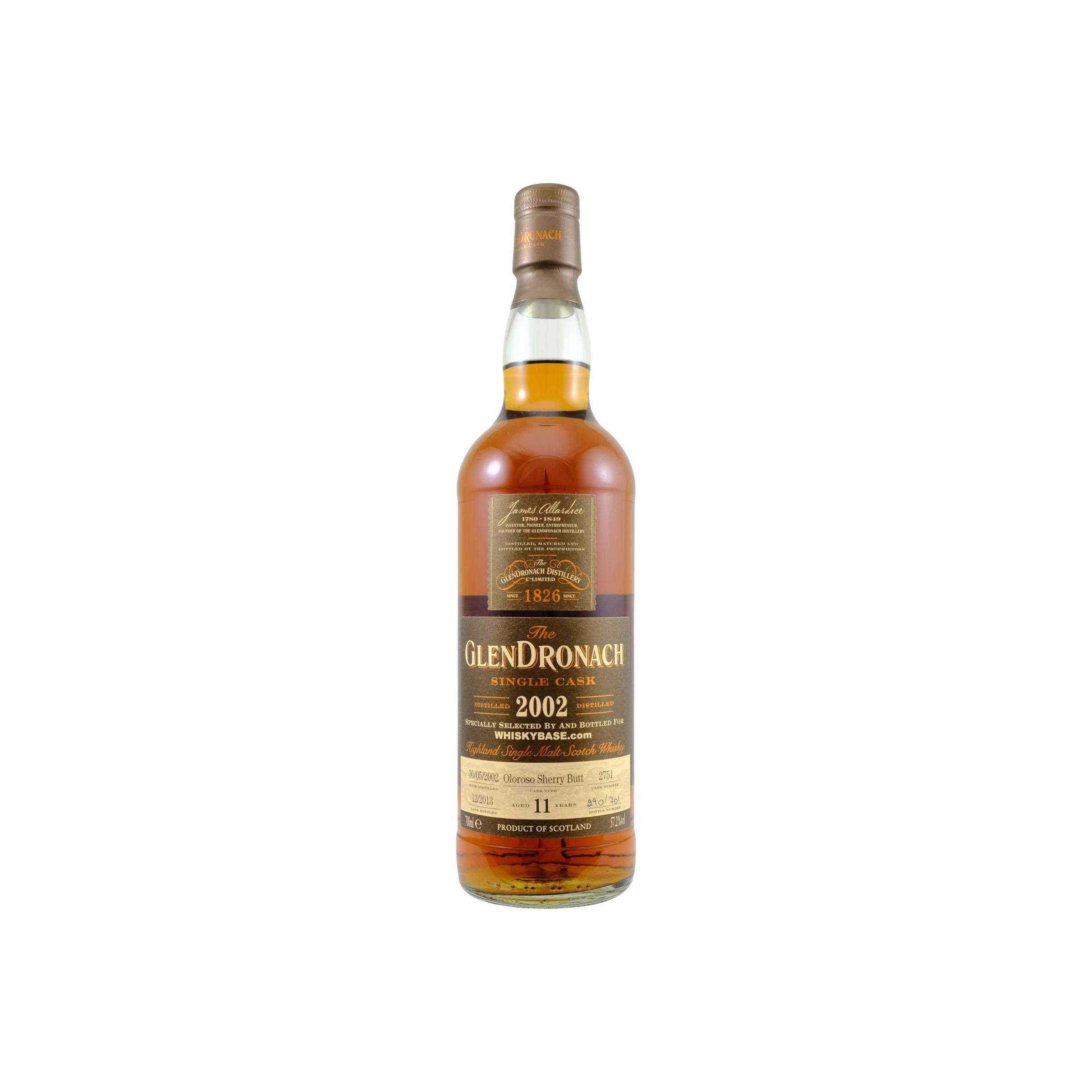 GlenDronach Single Cask 2002 11 Years Single Malt Whisky