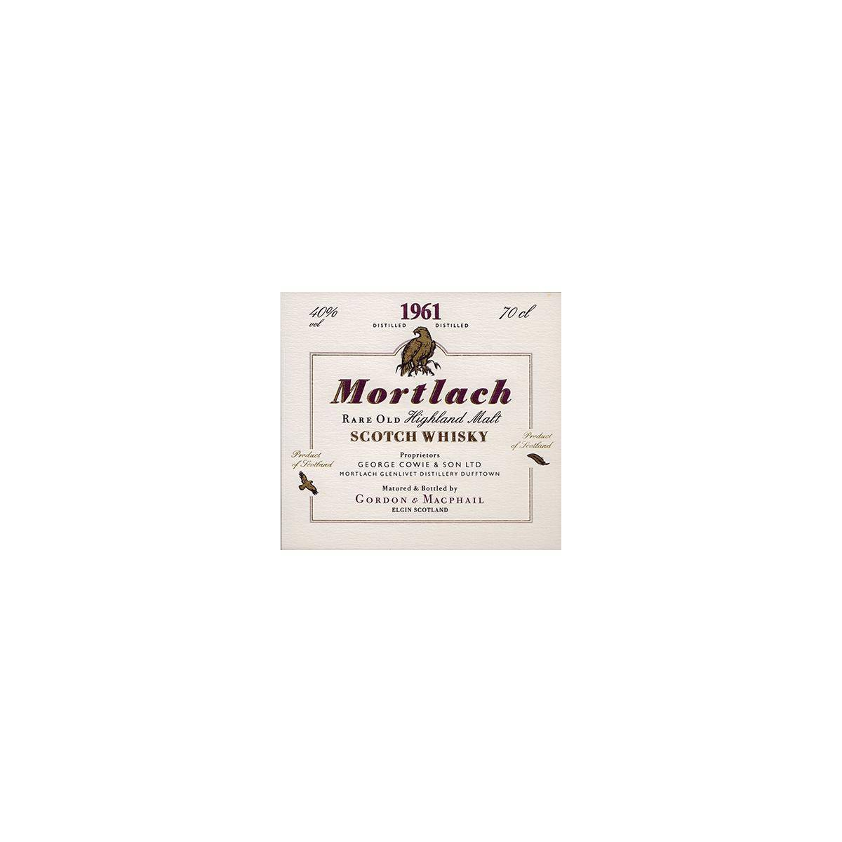 Mortlach 1961 Single Malt Whisky 2