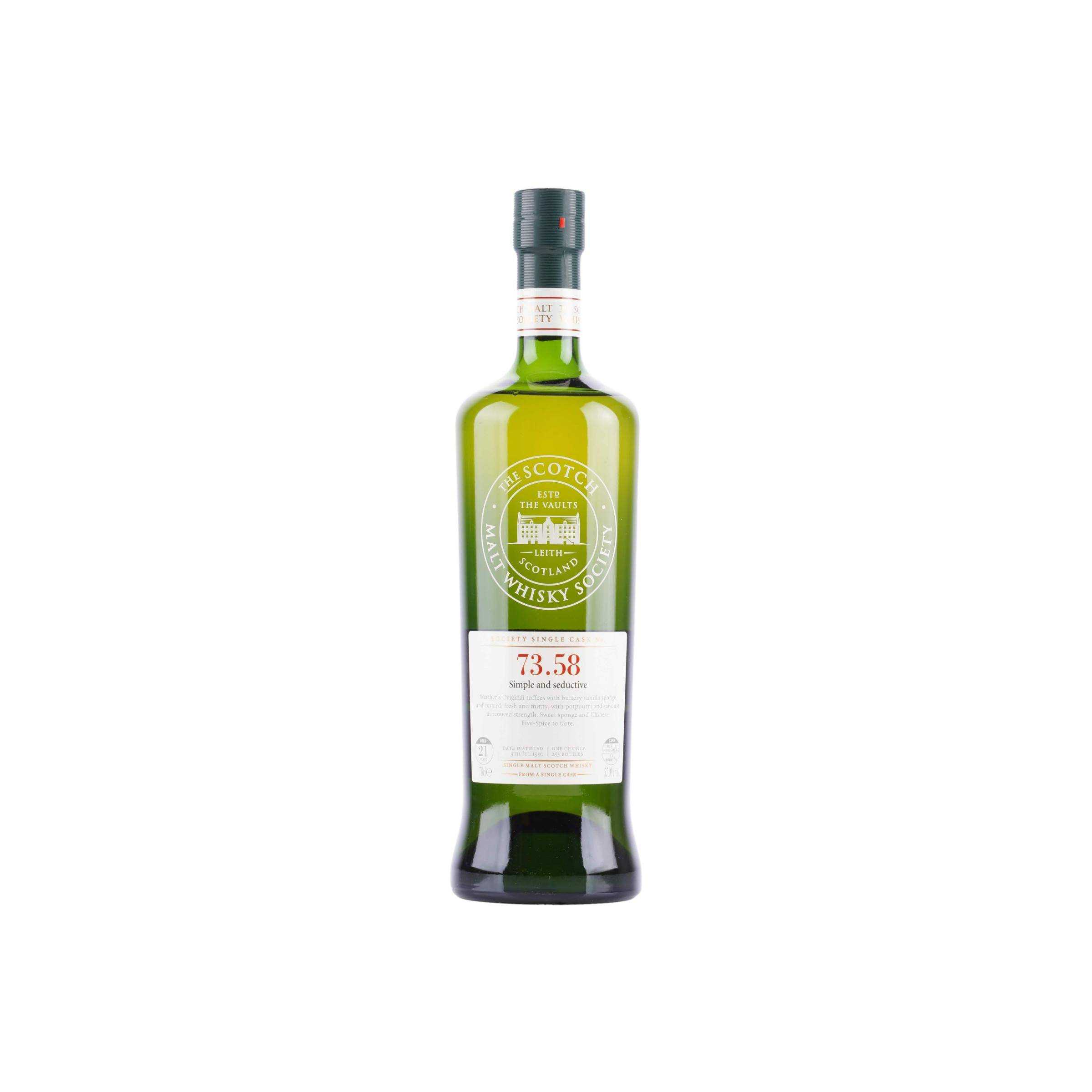 The Scotch Malt Whisky Society 1991 21 Years Single Malt Whisky