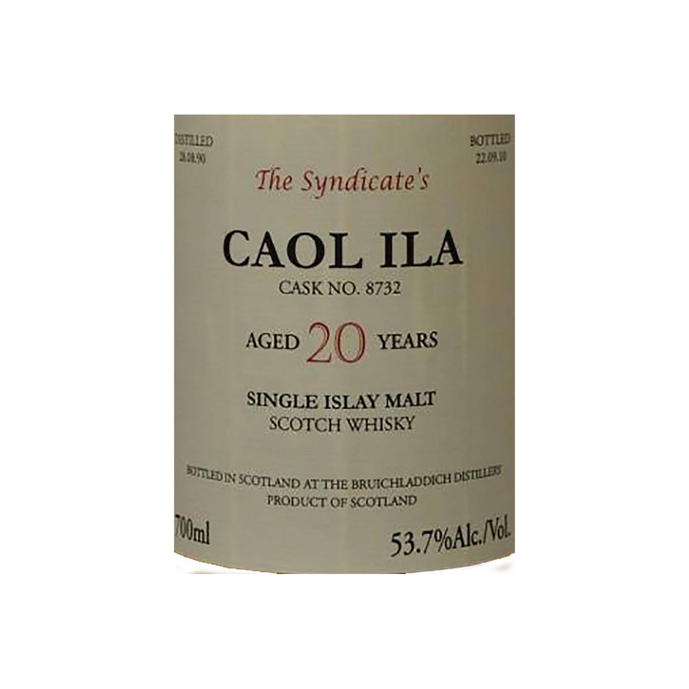 Caol Ila 1990 20 Years Single Malt Whisky 2