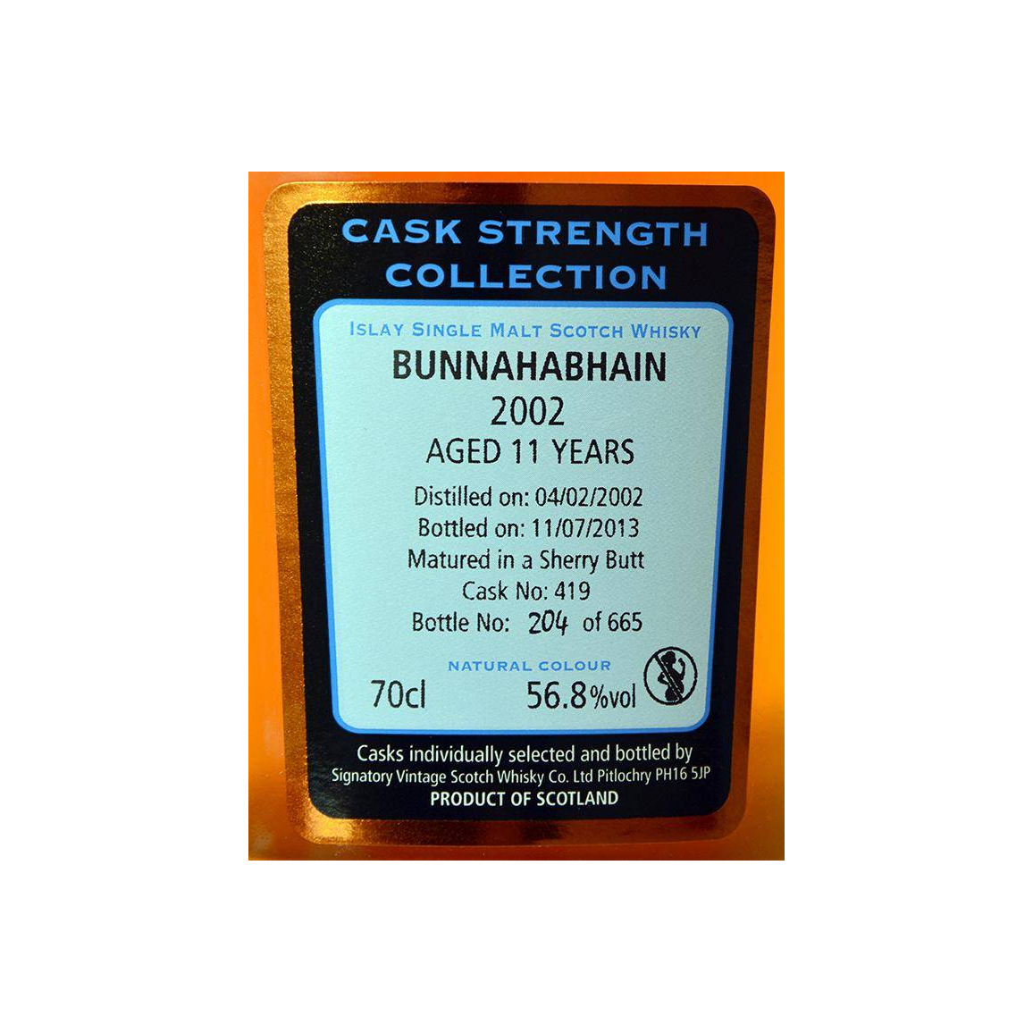 Bunnahabhain Cask Strength Collection 2002 11 Years Single Malt Whisky 2