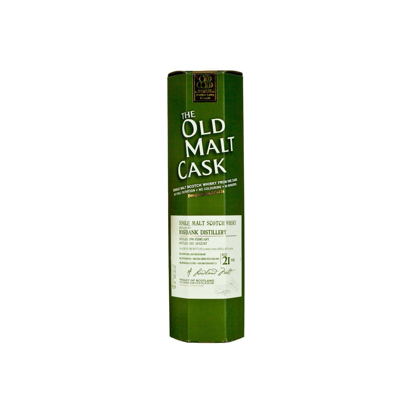 Rosebank Old Malt Cask 1990 21 Years Single Malt Whisky 3