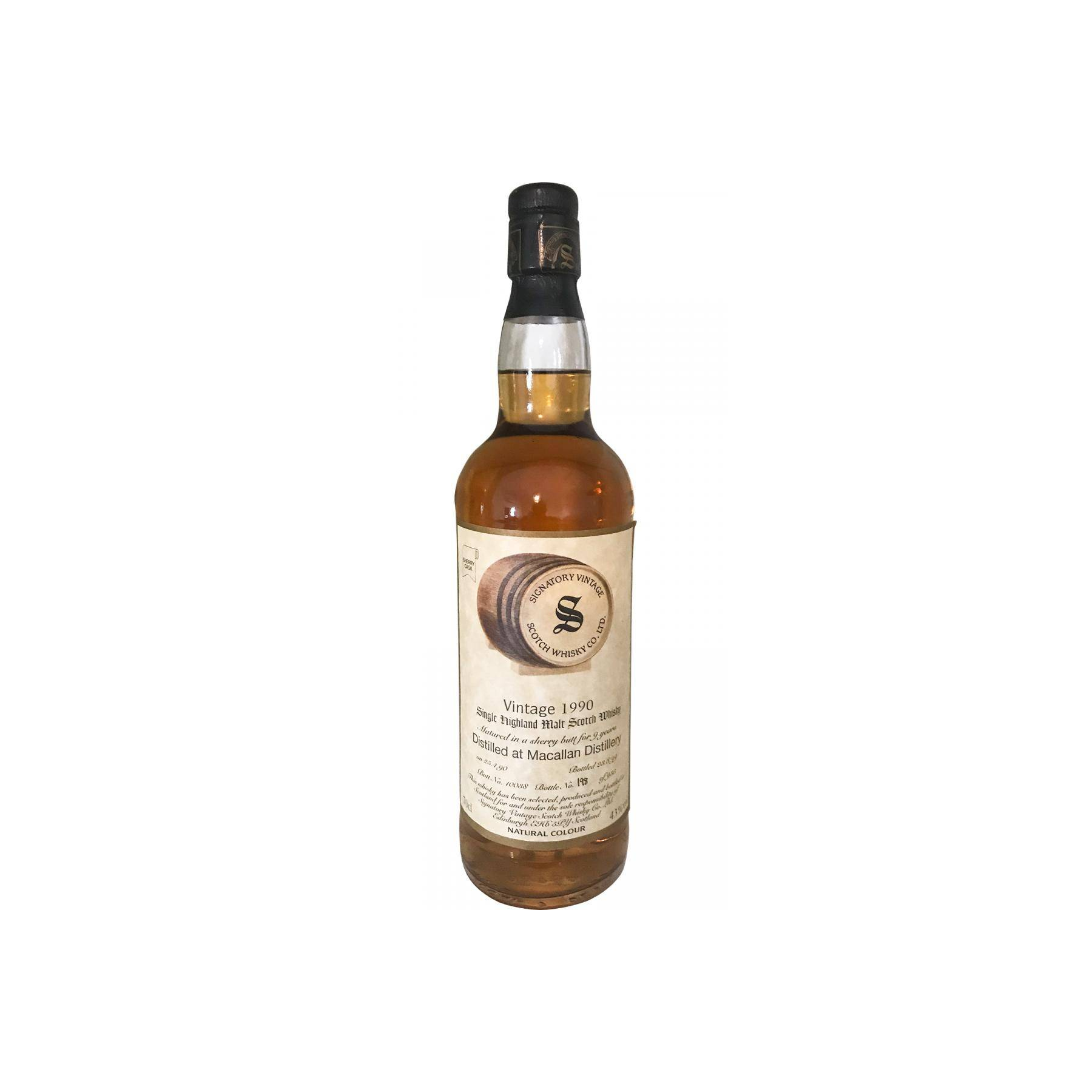 The Macallan Vintage Collection 1990 9 Years Single Malt Whisky