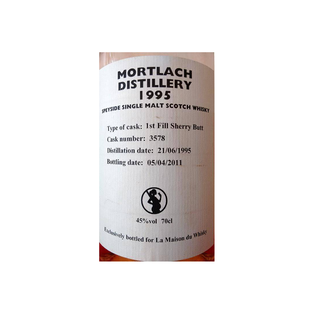 Mortlach 1995 15 Years Single Malt Whisky 3