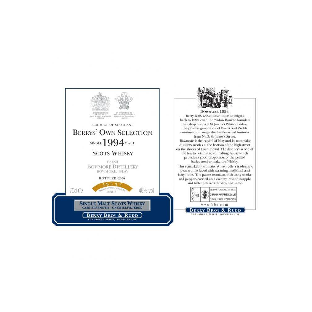 Bowmore 1994 14 Years Single Malt Whisky 2