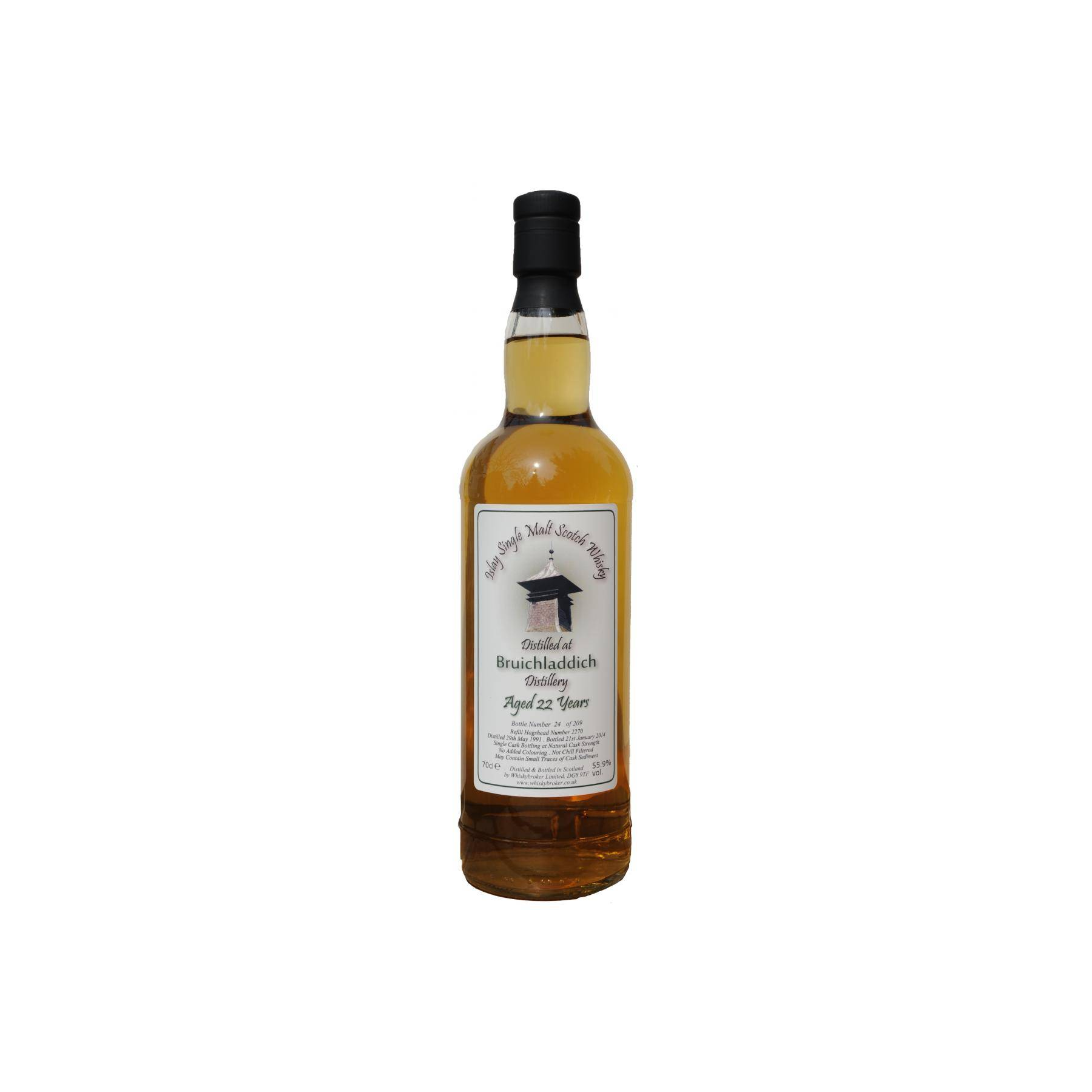 Bruichladdich 1991 22 Years Single Malt Whisky 2