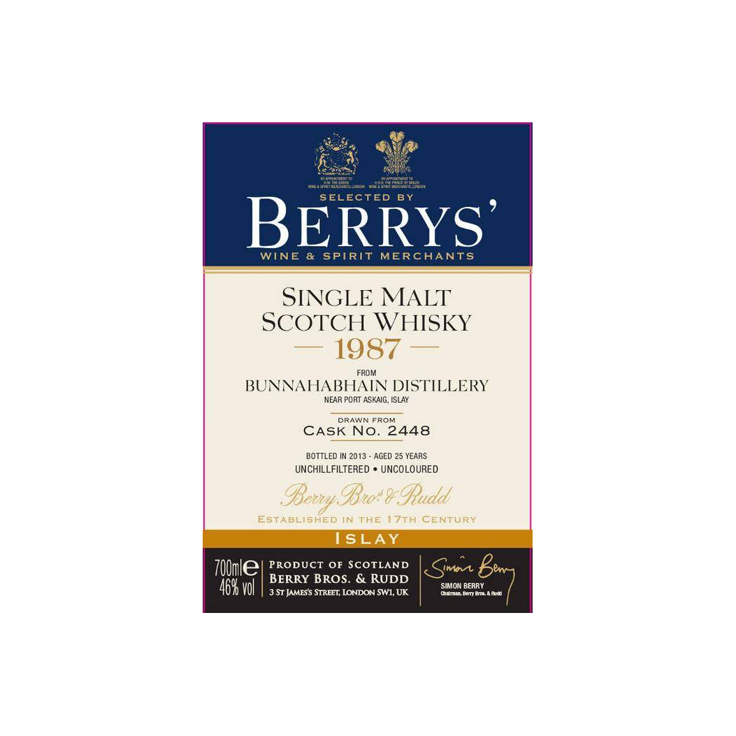 Bunnahabhain 1987 25 Years Single Malt Whisky