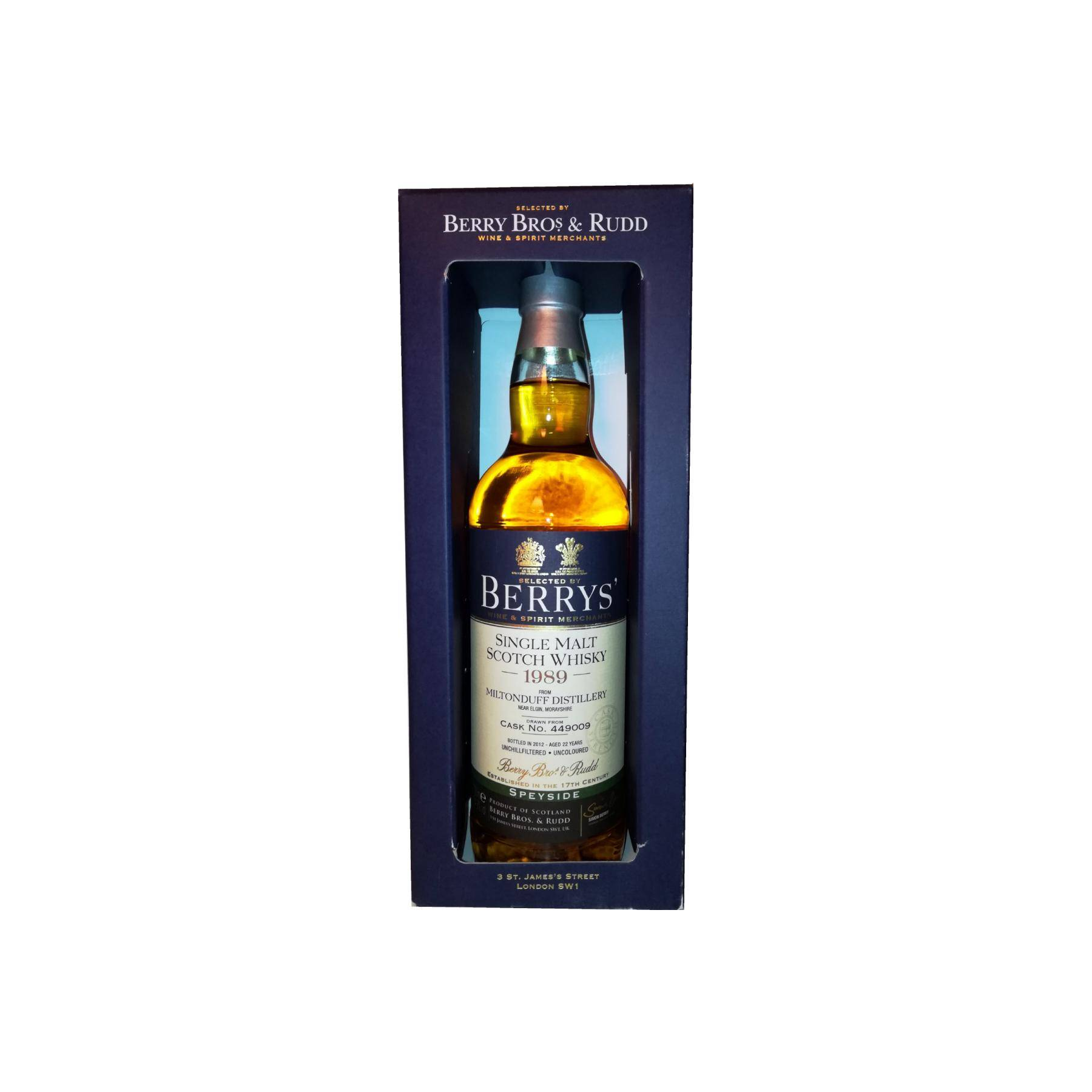 Miltonduff 1989 22 Years Single Malt Whisky 3
