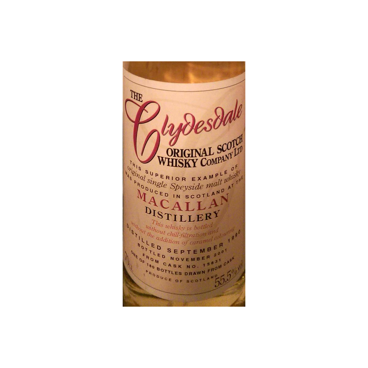 The Macallan 1990 11 Years Single Malt Whisky