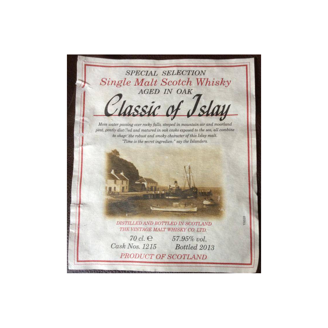 Classic of Islay Vintage 2013 JW