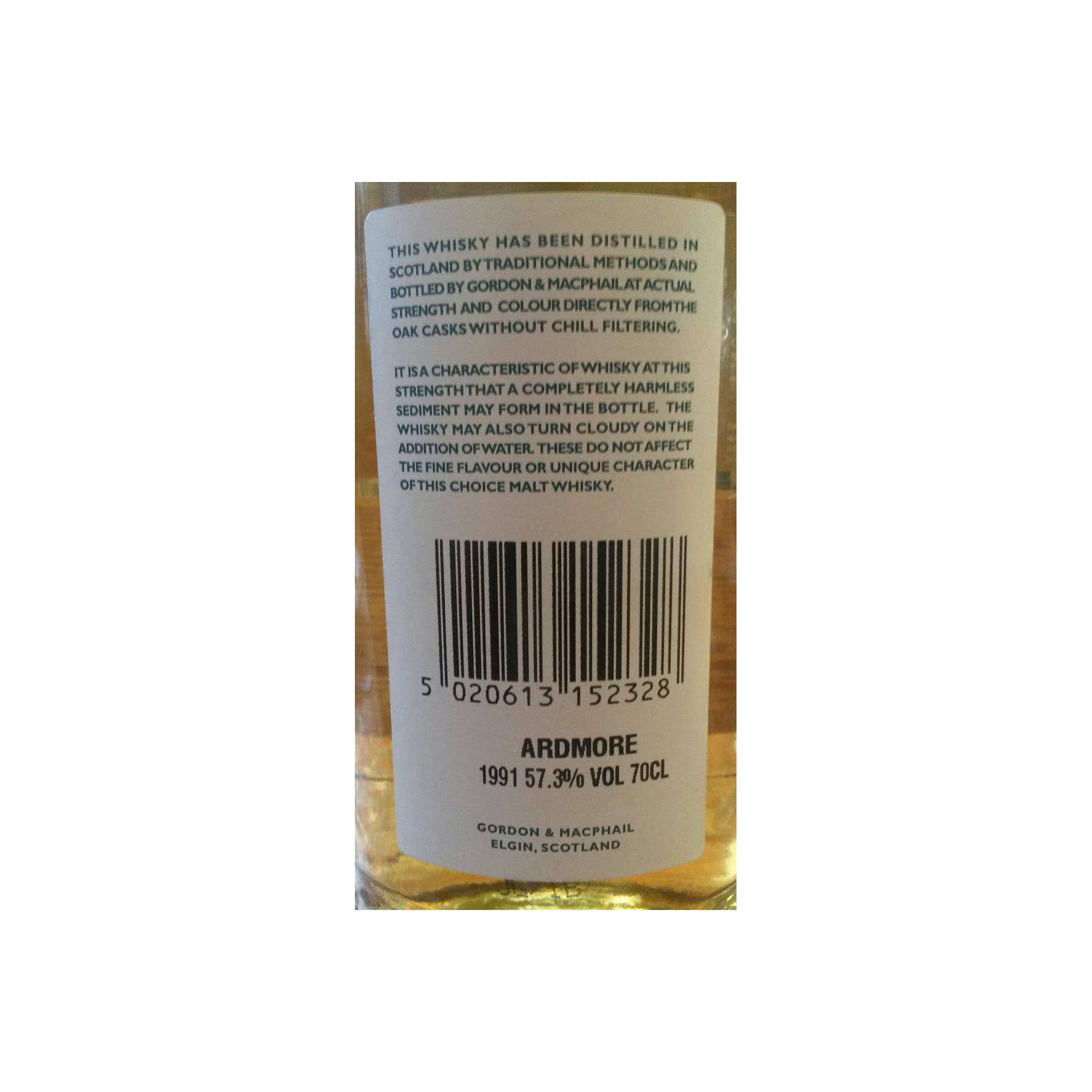 Ardmore Cask Strength Collection 1991 15 Years Single Malt Whisky 3