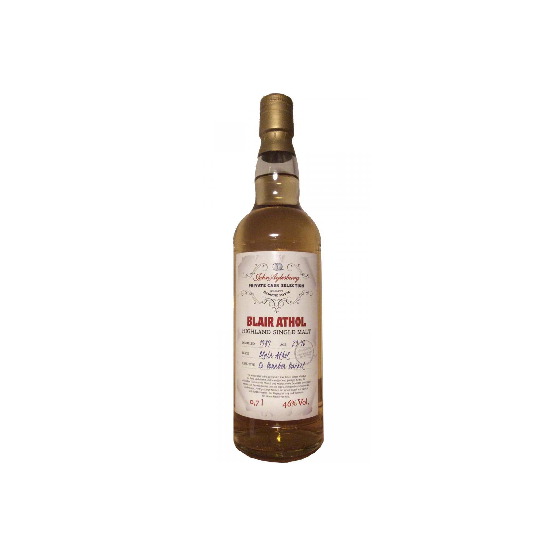 Blair Athol 1989 23 Years Single Malt Whisky