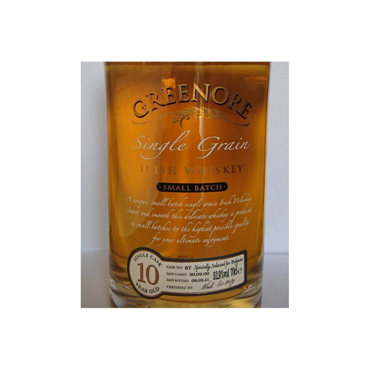 The Scotch Malt Whisky Society 2000 10 Years Single Grain Whisky