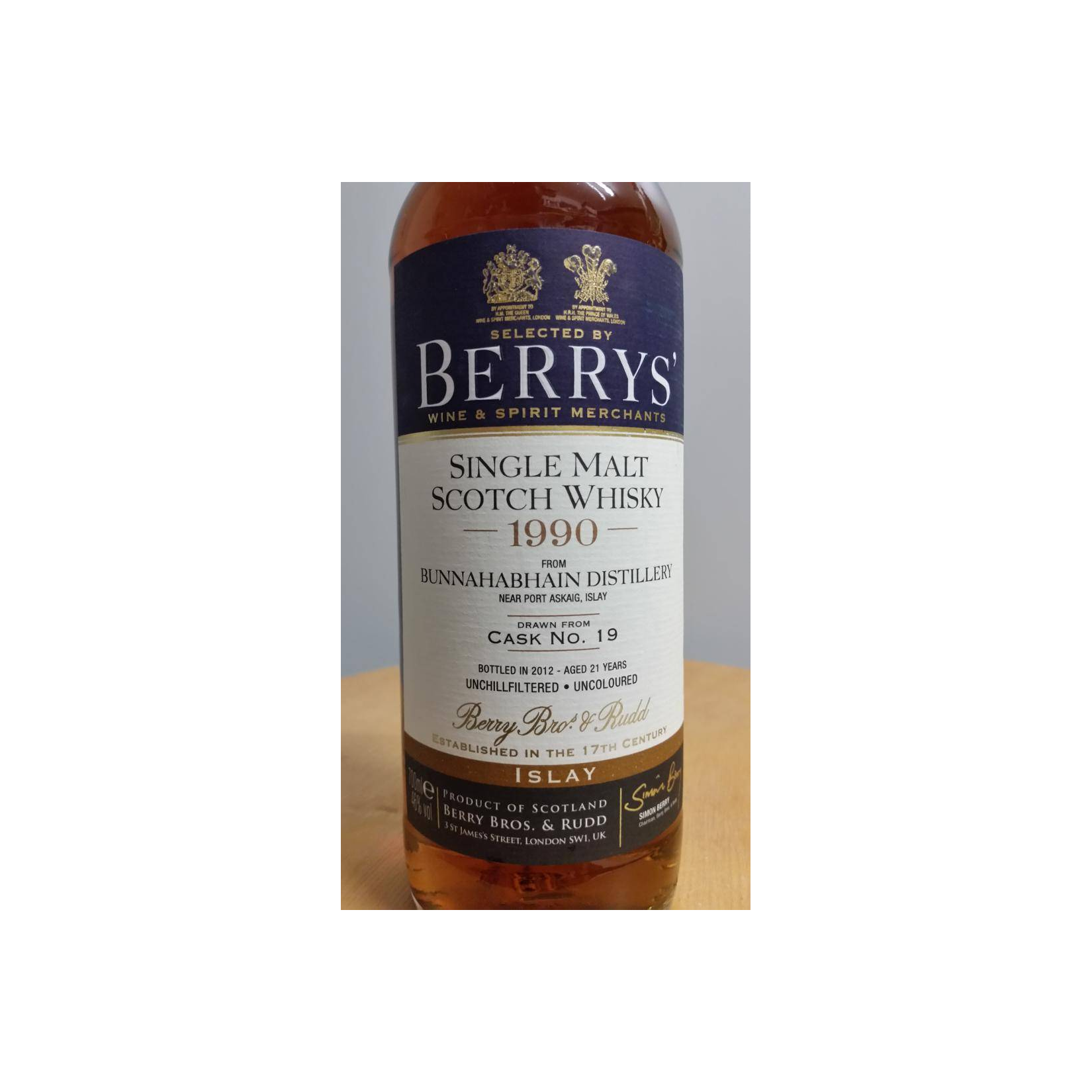Bunnahabhain 1990 21 Years Single Malt Whisky 3