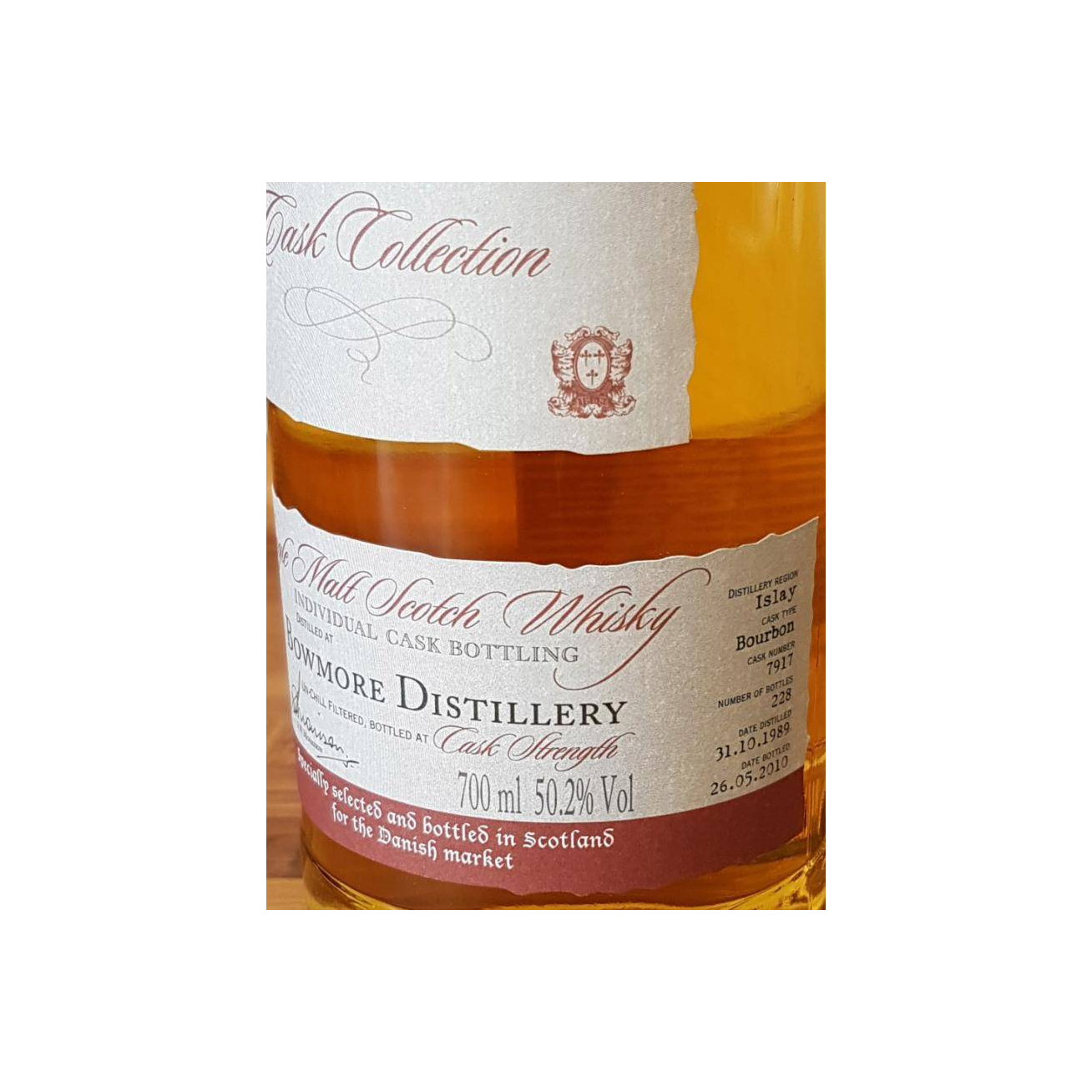Bowmore Individual Cask Bottling 1989 20 Years Single Malt Whisky 2