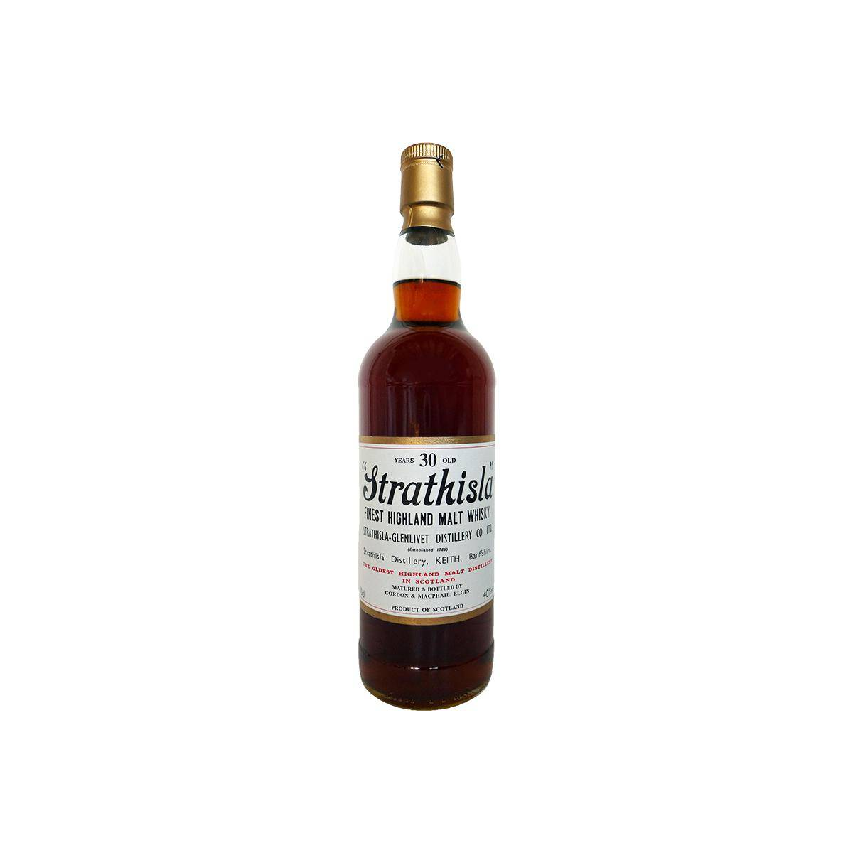 Strathisla Licensed Bottling 30 Years Single Malt Whisky