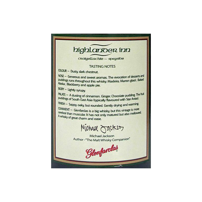 Glenfarclas 1973 32 Years Single Malt Whisky 3