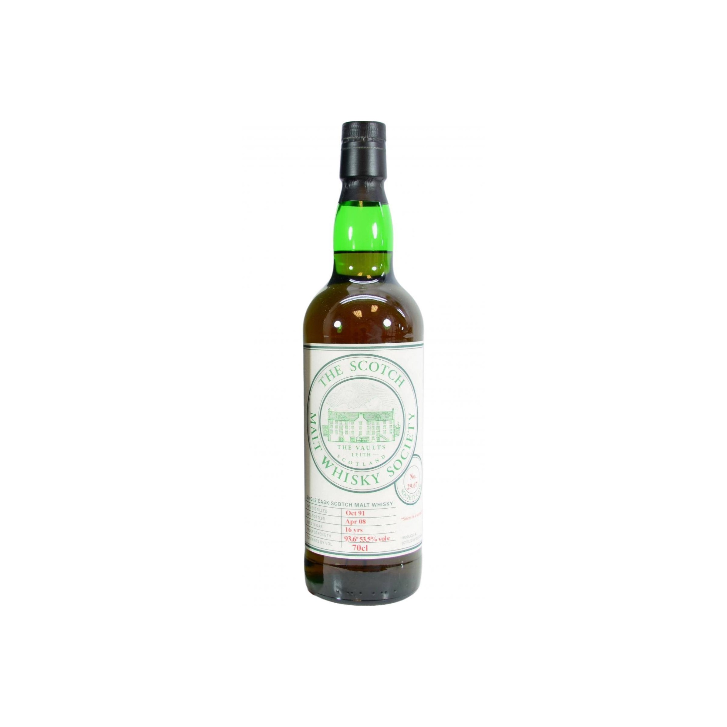 The Scotch Malt Whisky Society 1991 16 Years Single Malt Whisky