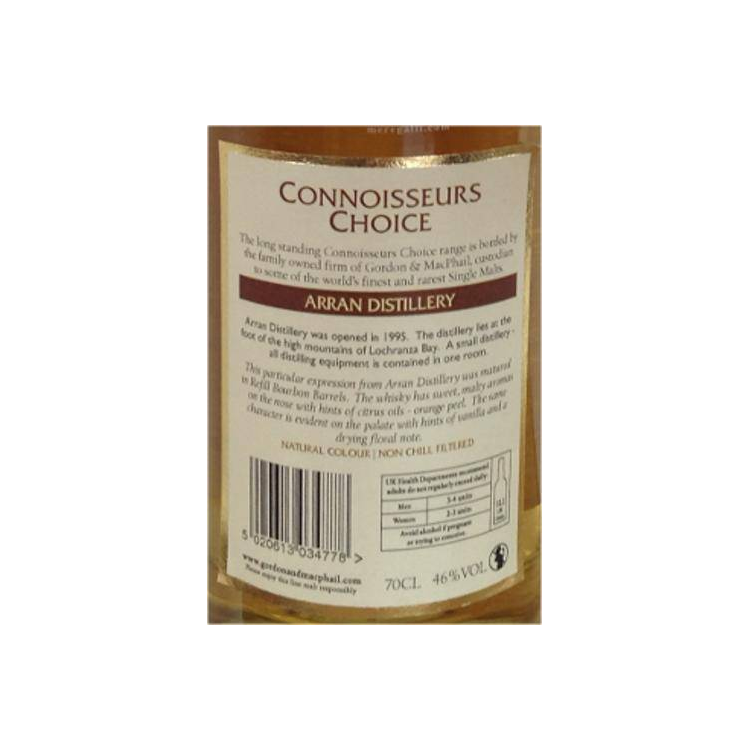 Arran Connoisseurs Choice 2000 11 Years Single Malt Whisky 2