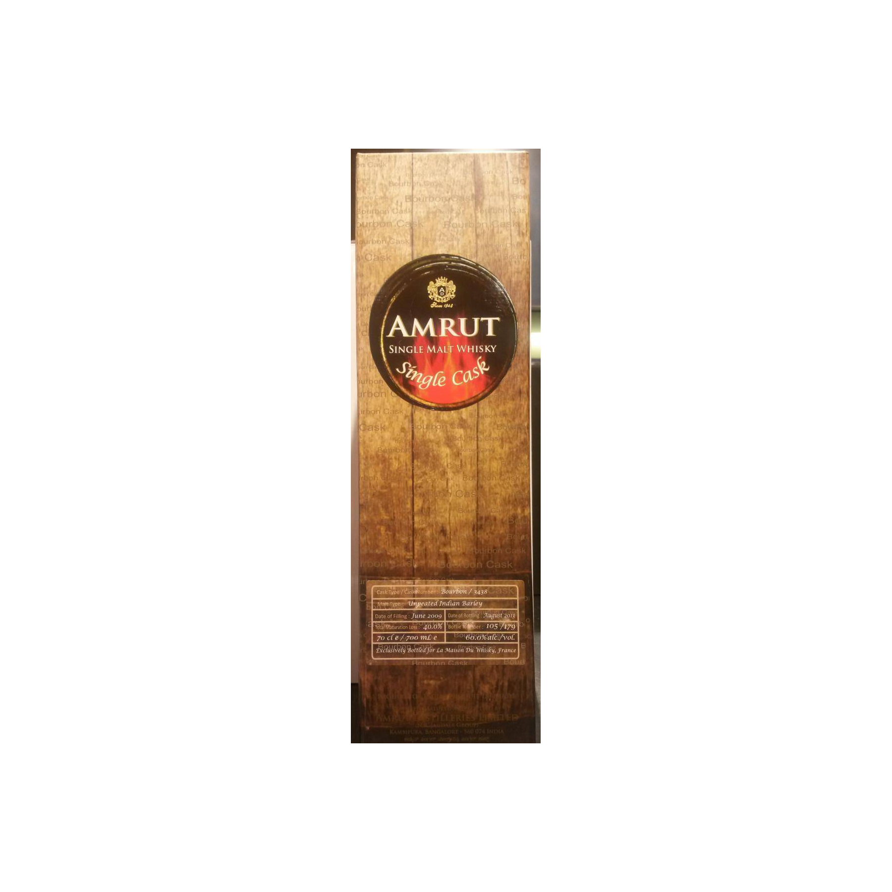 Amrut Single Cask 2009 4 Years Single Malt Whisky 3