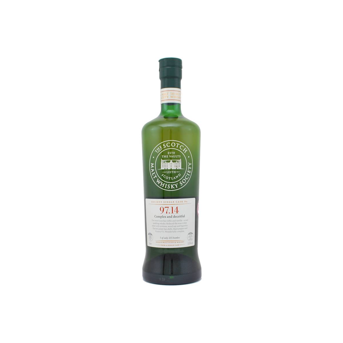 The Scotch Malt Whisky Society 1990 18 Years Single Malt Whisky