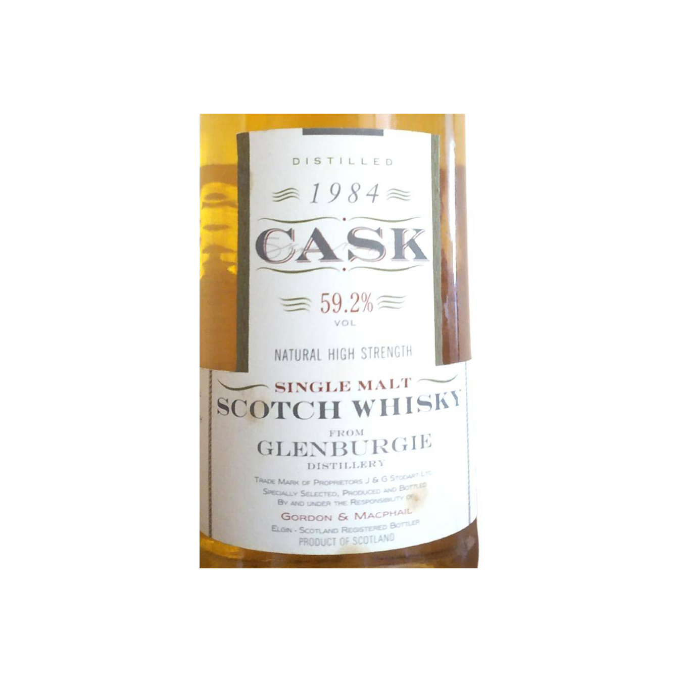 Glenburgie Cask Strength Collection 1984 10 Years Single Malt Whisky