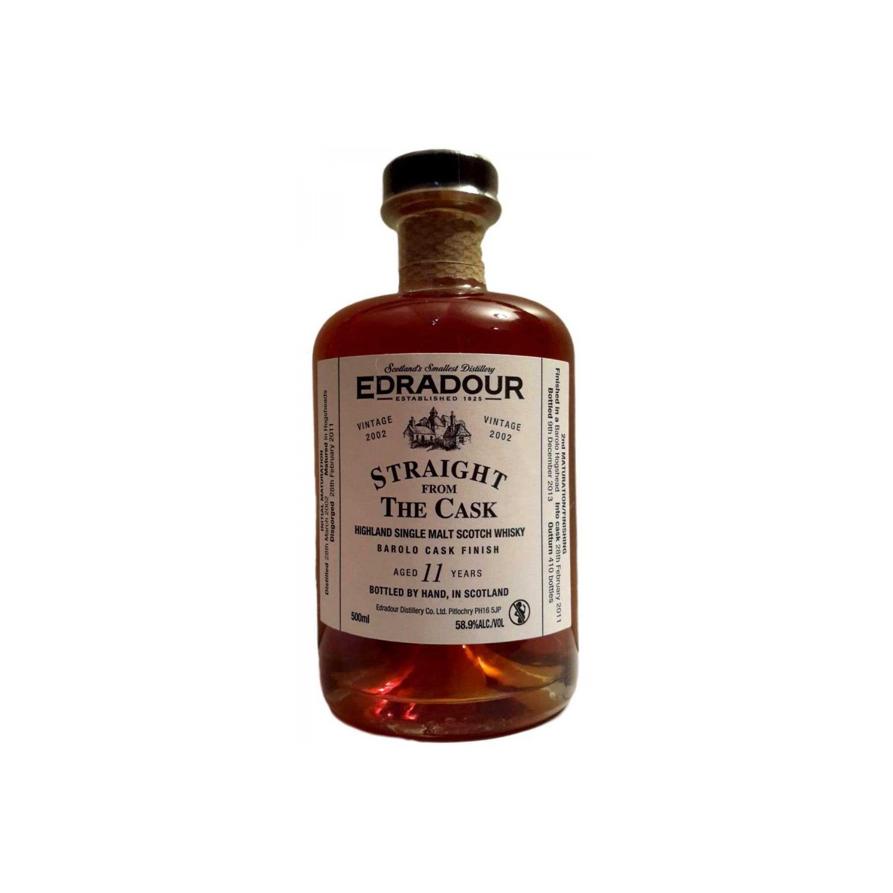 Edradour 2002 11 Years Single Malt Whisky