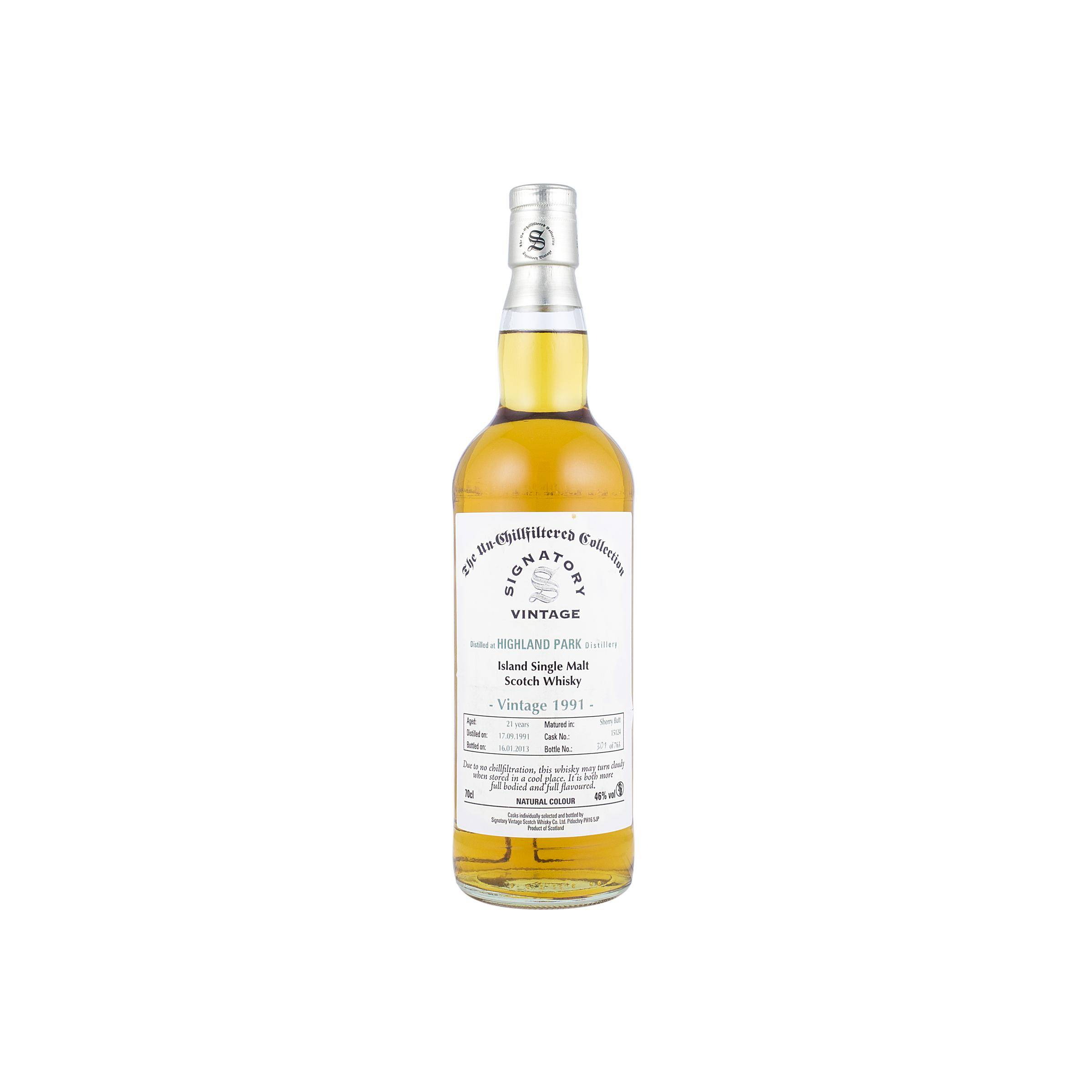 Highland Park The Un-Chillfiltered Collection 1991 21 Years Single Malt Whisky
