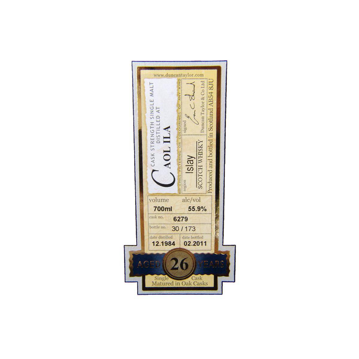 Caol Ila Rare Auld 1984 26 Years Single Malt Whisky 2