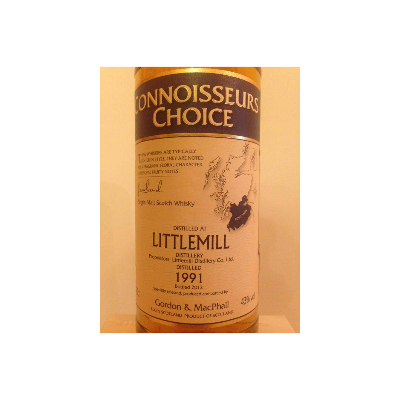 Littlemill Connoisseurs Choice 1991 21 Years Single Malt Whisky 3