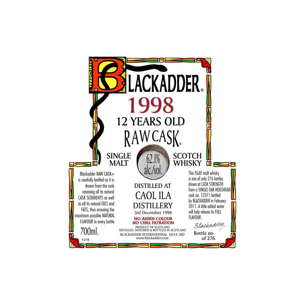 Caol Ila Raw Cask 1998 12 Years Single Malt Whisky