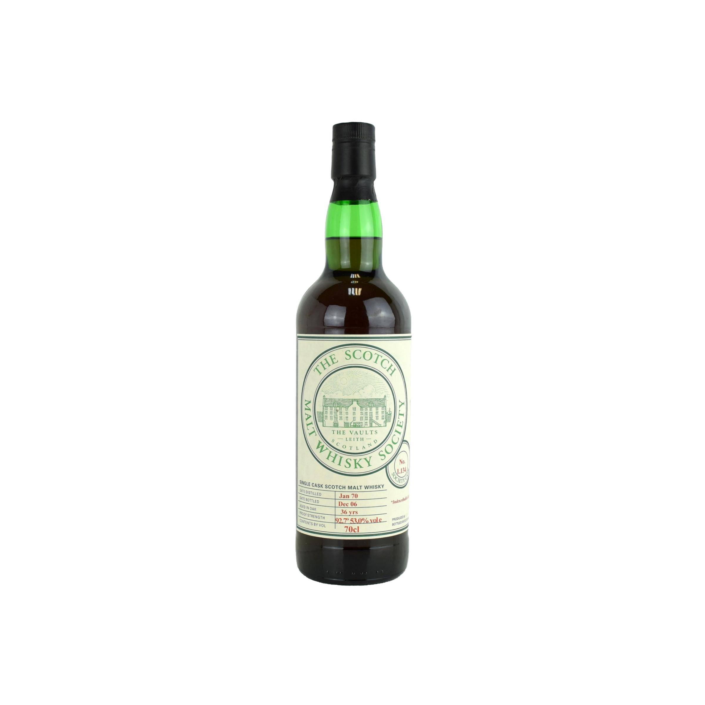 The Scotch Malt Whisky Society 1970 36 Years Single Malt Whisky