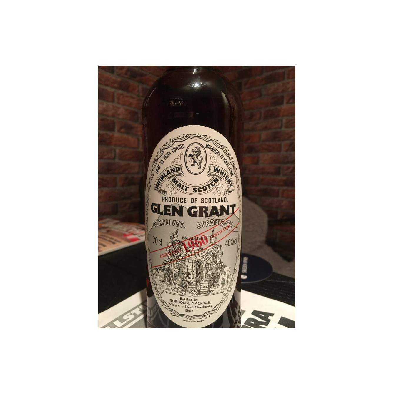 Glen Grant Licensed Bottling 1960 41 Years Single Malt Whisky