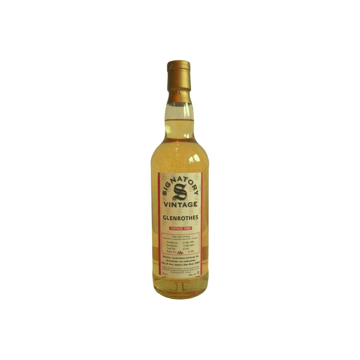The Glenrothes 1989 14 Years Single Malt Whisky