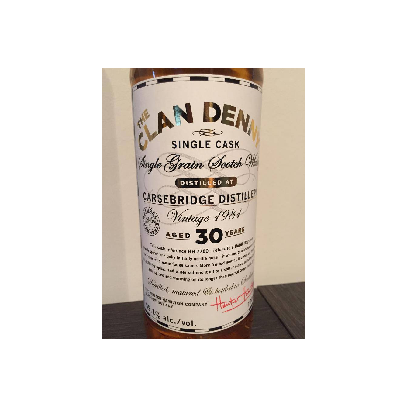 Carsebridge 1981 30 Years Single Grain Whisky 3